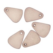 Goccia in resina effetto vetro smerigliato 15x20 mm - Marrone trasparente x1|raw }}