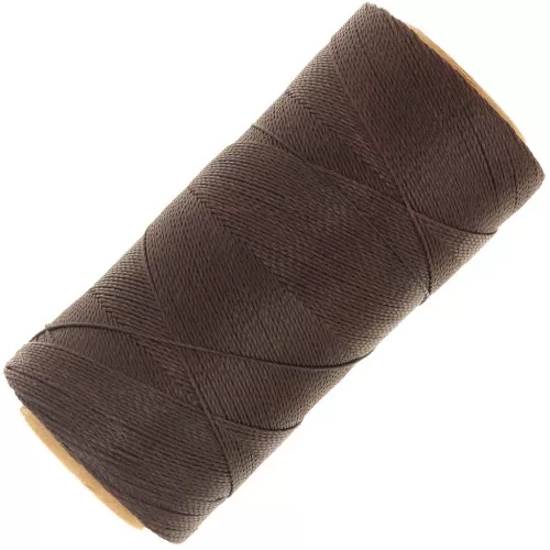 Bobina di filo cerato Linhasita per micro macramè 0,5 mm - Smoky Purple (211) x335m
