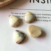 Cabochon per in resina 18x20 mm da incollare - imitazione Jaspe paysage x1