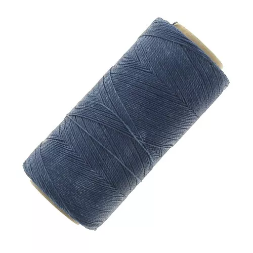 Filo cerato Linhasita per micro macramè 0.5mm Denim scuro (275) x335m