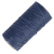 Bobina di filo cerato Linhasita per micro macramè 0,5 mm - Denim (1037) x335m|raw }}