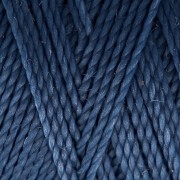 Bobina di filo cerato Linhasita per micro macramè 0,5 mm - Denim (1037) x335m