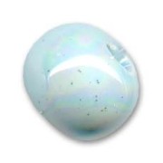 Perlina in ceramica mm. 12 Light Azore iridato