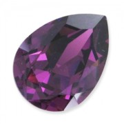 Cabochon PureCrystal 4320 pera mm. 18x13 Amethyst x1|raw }}