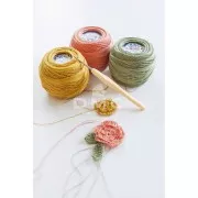 Uncinetto in acier con manico ergonomico DMC - 0.5 mm - Mint x1