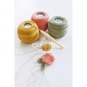 Uncinetto in acier con manico ergonomico DMC - 2.75 mm - Corallo x1