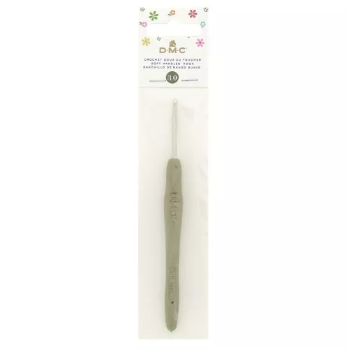 Uncinetto in acier con manico ergonomico DMC - 3 mm - Talpa x1