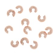 Coprischiaccini 3 mm - Oro rosa x50