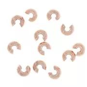 Coprischiaccini 3 mm - Oro rosa x50