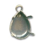 Castone pendente PureCrystal 4320 mm. 14x10 bronzo|raw }}