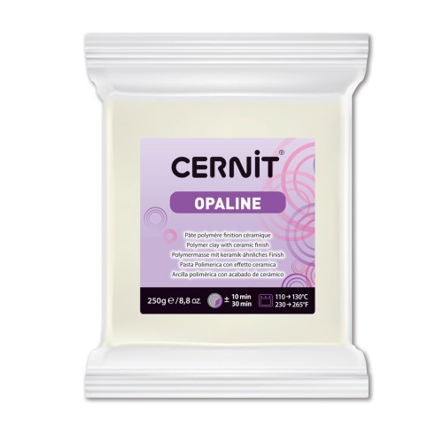 Pasta Cernit Opaline - effetto ceramica 250 gr Bianco 010
