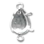 Castone separatore PureCrystal 4320 mm. 14x10 argentato|raw }}