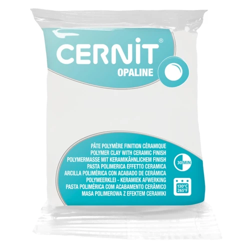 Pasta Cernit Opaline - effetto ceramica 56 gr Bianco 010
