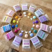 Pasta Cernit Opaline - effetto ceramica 56 gr Blu primario 261