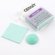 Pasta Cernit Opaline - effetto ceramica 56 gr Verde menta 640