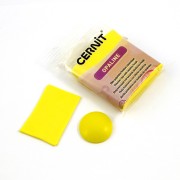 Pasta Cernit Opaline - effetto ceramica 56 gr Giallo primario 717