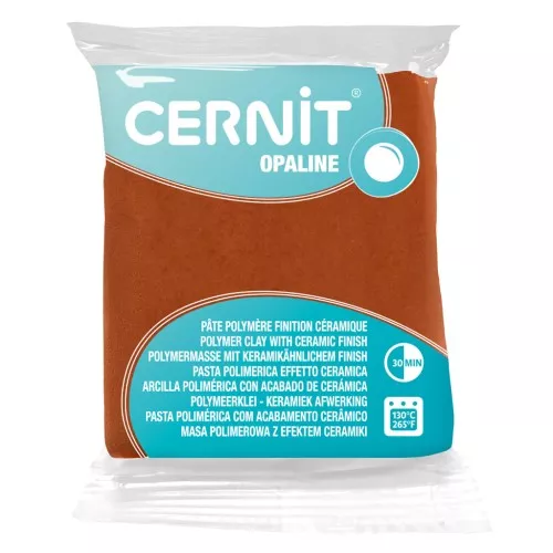 Pasta Cernit Opaline - effetto ceramica 56 gr Caramello 807