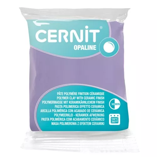 Pasta Cernit Opaline - effetto ceramica 56 gr Lilla 931