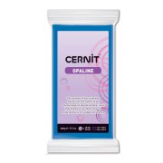Pasta Cernit Opaline - effetto ceramica 500 gr Blu primario 261
