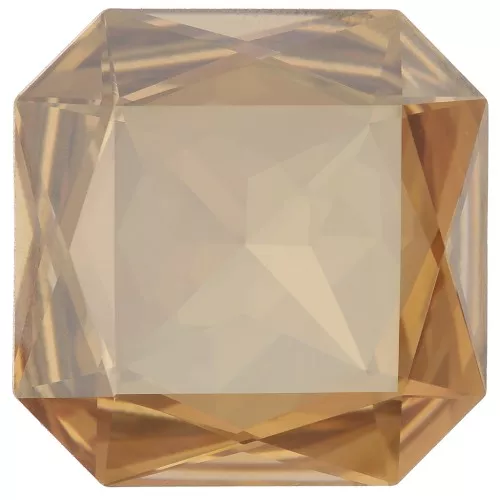 Cabochon PureCrystal 4675 quadrato mm. 23 Crystal Golden Shadow