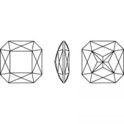 Cabochon PureCrystal 4675 quadrato mm. 23 Crystal Golden Shadow