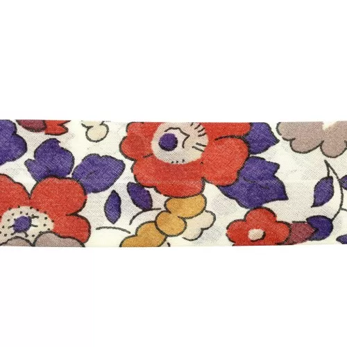 Tessuto Liberty Sbieco - Betsy - Sogno d'autunno x1m