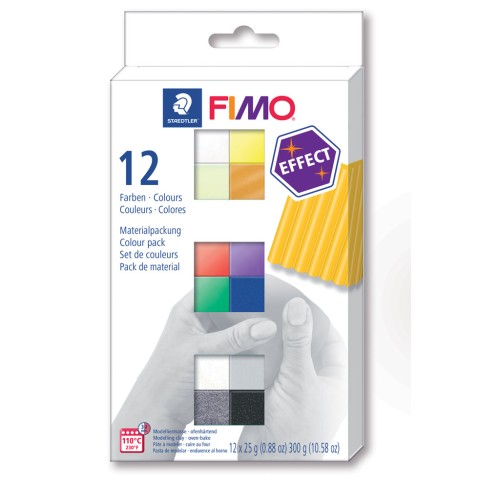 Set di 12 colori Pasta Fimo Effect - Perles \u0026 Co