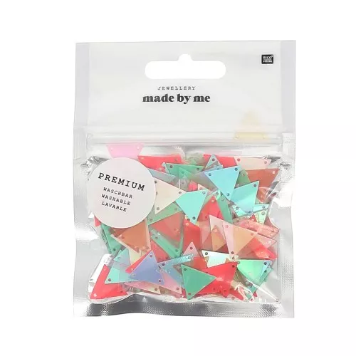 Assortimento di distanziatori in plastica per bijoux DIY - Multicolore