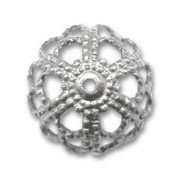 Coppetta filigrana mm. 14 argentato brunito x1|raw }}