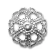 Coppetta filigrana mm. 14 argentato brunito x1