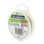 Cavetto 7 fili Beadalon 0.30 mm Dorato x m. 31