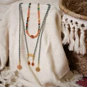 Pendente medaglia stella del nord 12mm per creazione di bijoux DIY - Dorato con oro fino x1