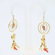 Perla in metallo riccio di mare 16x7 mm per creazione di bijoux DIYDIY - Dorato con oro fino x1