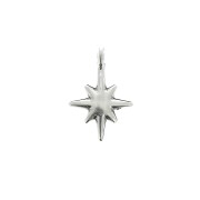 Pendente Stella del Nord in zamac 14x10 mm - Placcatura Argento Antico x1|raw }}