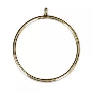 Anello per perline mezze forate 6 / 8 e 10 mm Gold filled Taglia 57 x1