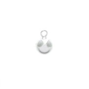 Ciondolo a pallina 6 mm per creazione di bijoux DIY Argento 925 x1|raw }}