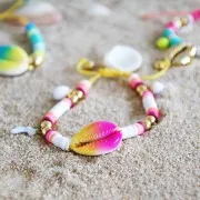 Conchiglia cauri/ciprea per la creazione di bijoux DIY- 20 a 26mm x1