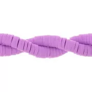 Perline Heishi in pasta polimerica 4x1 mm Parma x45 cm