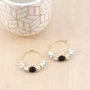 Perla in pasta polimerica 4,5x1 mm Verde smeraldo x39 cm