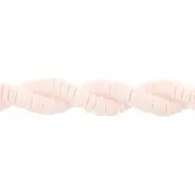 Perle rondelle in pasta polimerica Heishi 6x1 mm Rosa pallido x44 cm