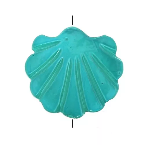 Conchiglia madreperla forata - 12 mm per la creazione di bijoux Turchese