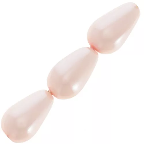 Pere madreperlate mm. 10x6 Light Rose x25