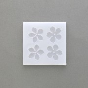 Stampo in silicone per resina  63x63 mm - Fiori di ciliegio x1