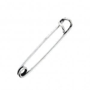 Fermaglio personalizzabile mm. 20 argentato brunito x1