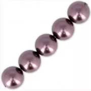 Perline PureCrystal 5810 mm. 6 Burgundy Pearl x10