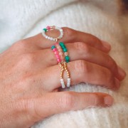 Perline mm. 2 in Gold filled x25