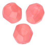 Sfaccettature 6 mm Rosa Latteo x25