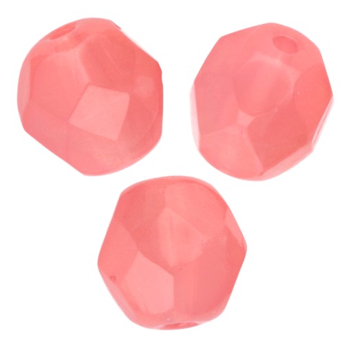 Sfaccettature 6 mm Rosa Latteo x25