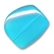 Rettangolo irregolare mm. 34x30 Aquamarina