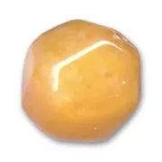 Tonde sfaccettate mm. 20 Chalk Orange